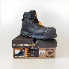 CHINOOK PRO 6” Work Boots - Men’s Size 8