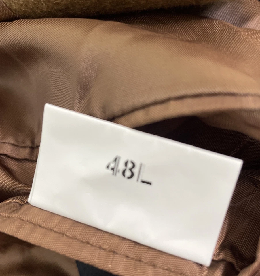 Jos A Banks Signature Collection 100% Cashmere Long Trench Coat Brown Mens 48L - Image 4 of 4