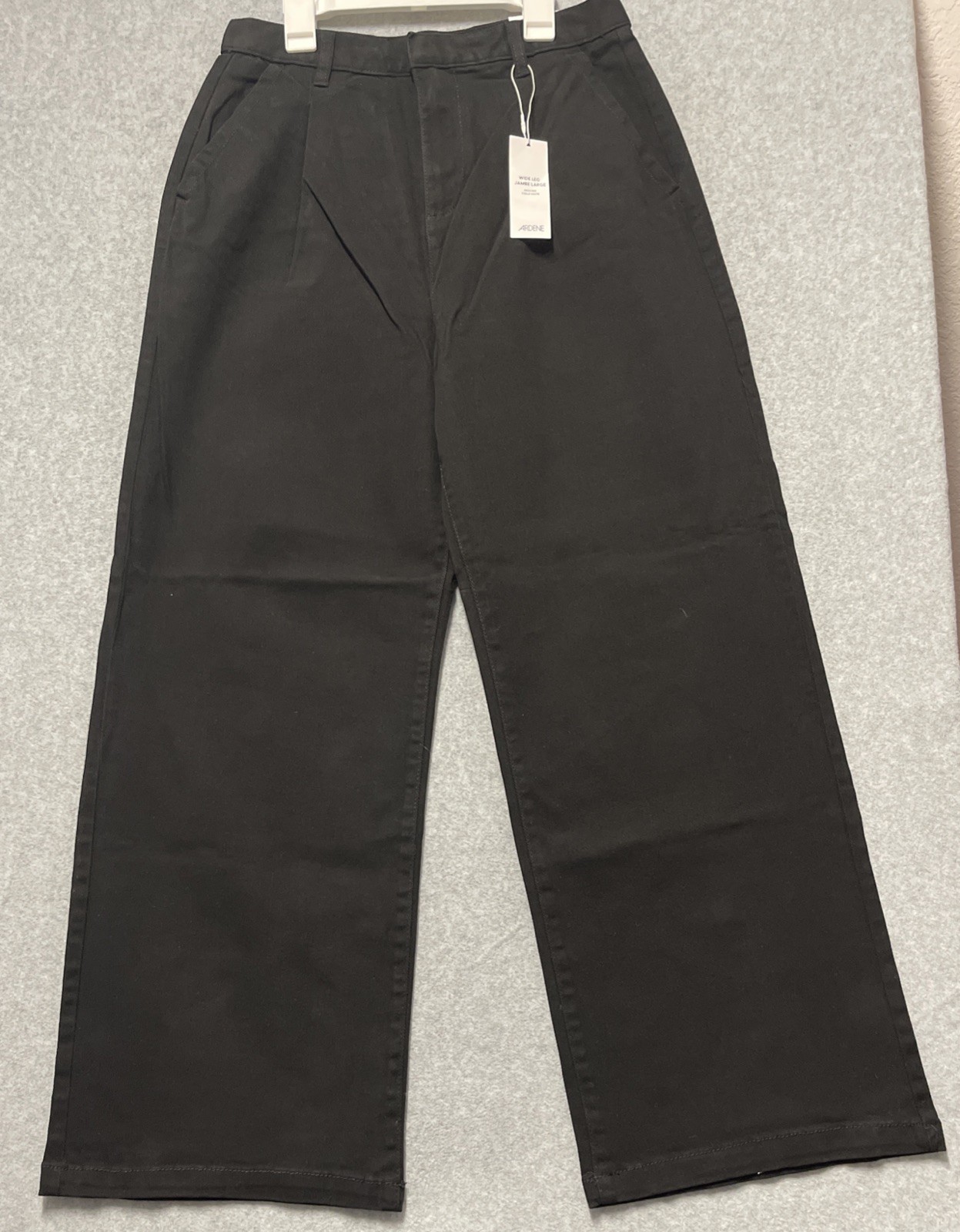 Ardene 05 Jeans Women's Jambe Large Wide Leg High Rise Denim Cotton Stretch