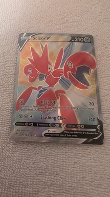 Scizor V Full Art Rare - 183/189 Darkness Ablaze - Pokemon TCG - Mint/NM