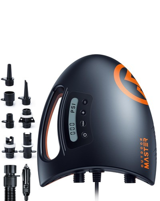 #ad Pump Air Dual Stage Inflation SUP Paddle Board OutdoorMaster Electric Shark $154.99