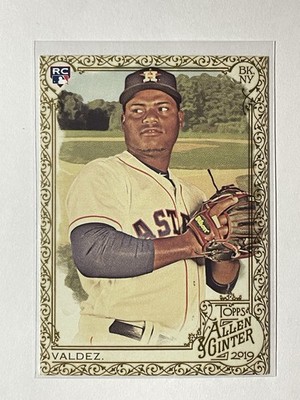 2019 Topps Allen & Ginter #210 Framber Valdez RC Hot Box Gold Foil