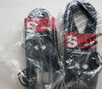 Mikrofonkabel Stagg SMC3, Stagg SMC6XP,  Gitarrenkabel 6 m