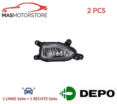 NEBELSCHEINWERFER PAAR SET DEPO 221-2072L-UE 2PCS I NEU OE QUALITÄT