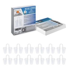 Nose Vent Sinus Dilator Pack of 12 Medium Size Hard Cone Vents - A Simple S...