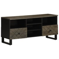 Tv-Schrank 100X33X46 Cm Massivholz Mango Tv-StäNder Tv-Bank Vidaxl