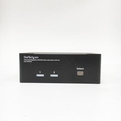 Startech SV231DPDDUA 2 Port DisplayPort Dual-Monitor KVM Switch 4k + Netzteil