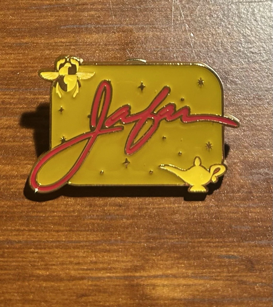 Disney Villains Jafar Name Script Mystery Enamel Pin Aladdin