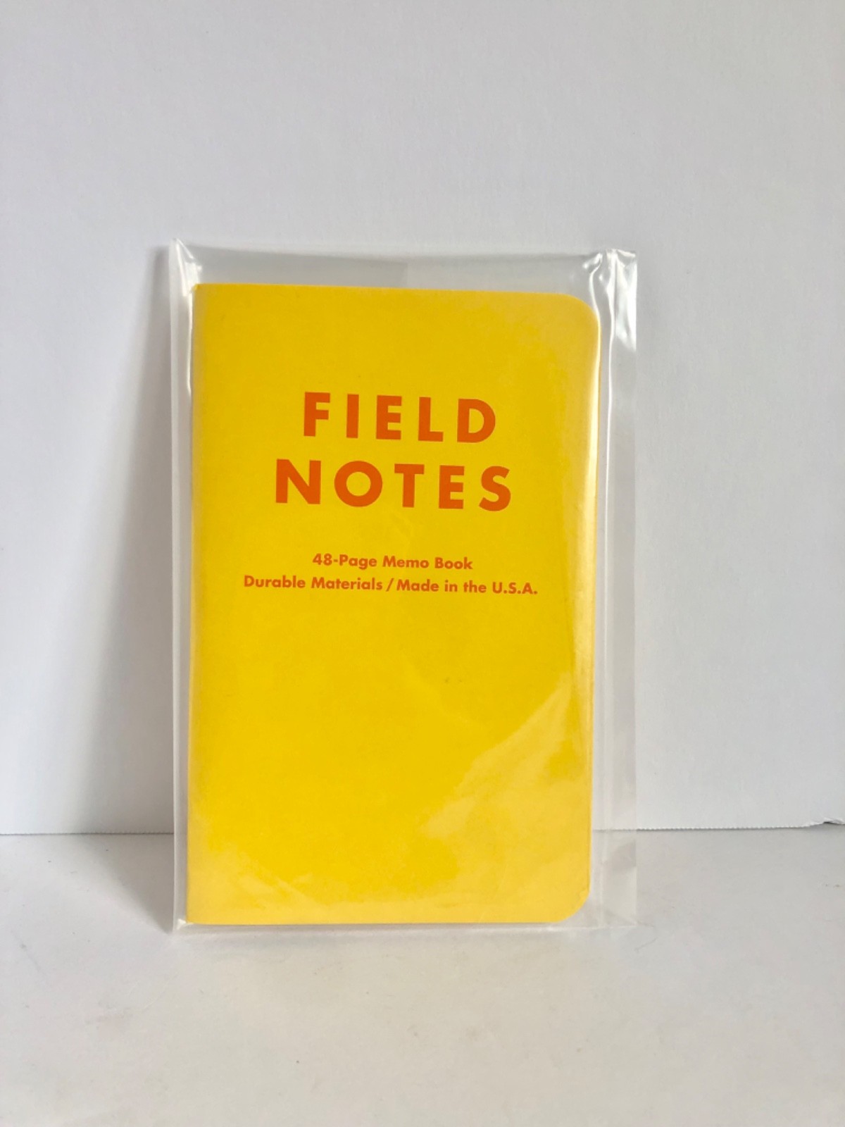 RARE Field Notes Packet Of Sunshine Single Orange Text Spring 2010 FNC-06