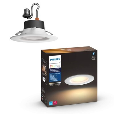 Philips Hue Smart Recessed 5/6 Inch LED Downlight Old Version - White Ambianc...