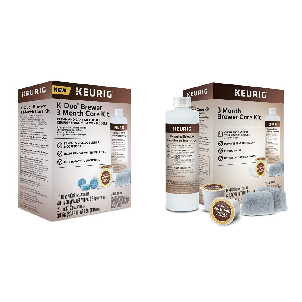 Month Brewer Care Kit Keurig Solution Directions Keurig Brewer