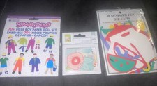 3 Packages Scrapbooking Cutouts, Paper Doll, Die Cuts, Stockcard, Summer, Floral