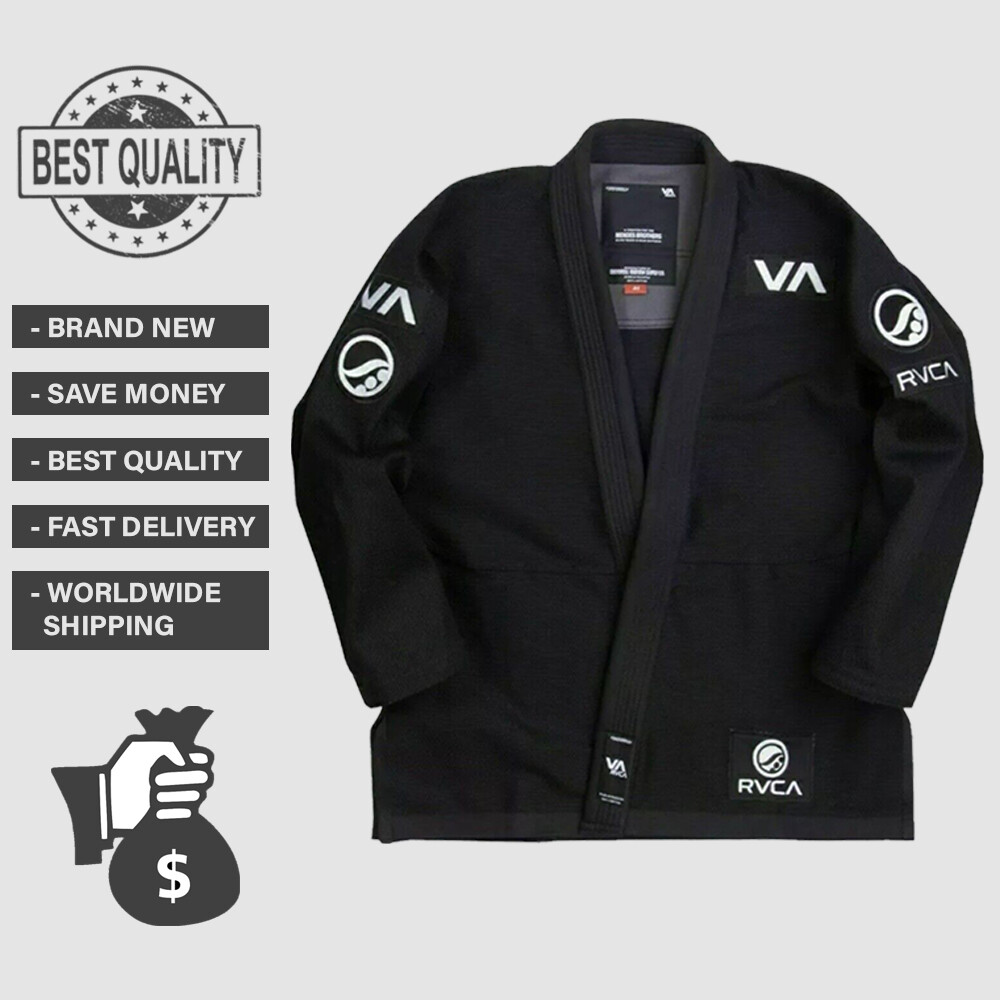 New Shoyoroll RVCA BJJ Gi Best Selling Black Jiu Jitsu Suit