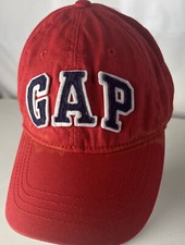 GAP Kids Hat Cap Strapback Big Spellout Youth Cotton