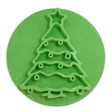 CHRISTMAS TREE COOKIE STAMP EMBOSSER MADE IN USA PR5550