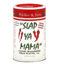 One 8 oz Slap Ya Mama Cajun Seasoning White Pepper Blend, Free Shipping