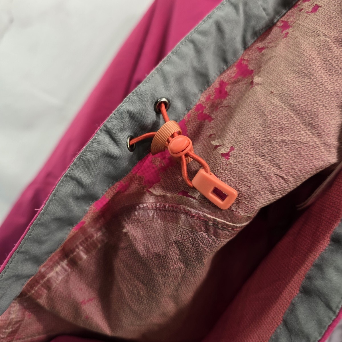 Patagonia Rain Jacket Womens XS Pink Shell Waterproof H2NO Pit