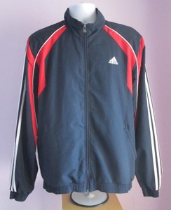 adidas black polyester tracksuit