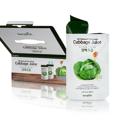 TerraPick Green Cabbage Juice Sweetened with Manuka Honey