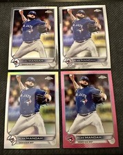 2022 Topps Chrome Alex Manoah 4 LOT | PINK + REFRACTOR + Base x2 | Blue Jays
