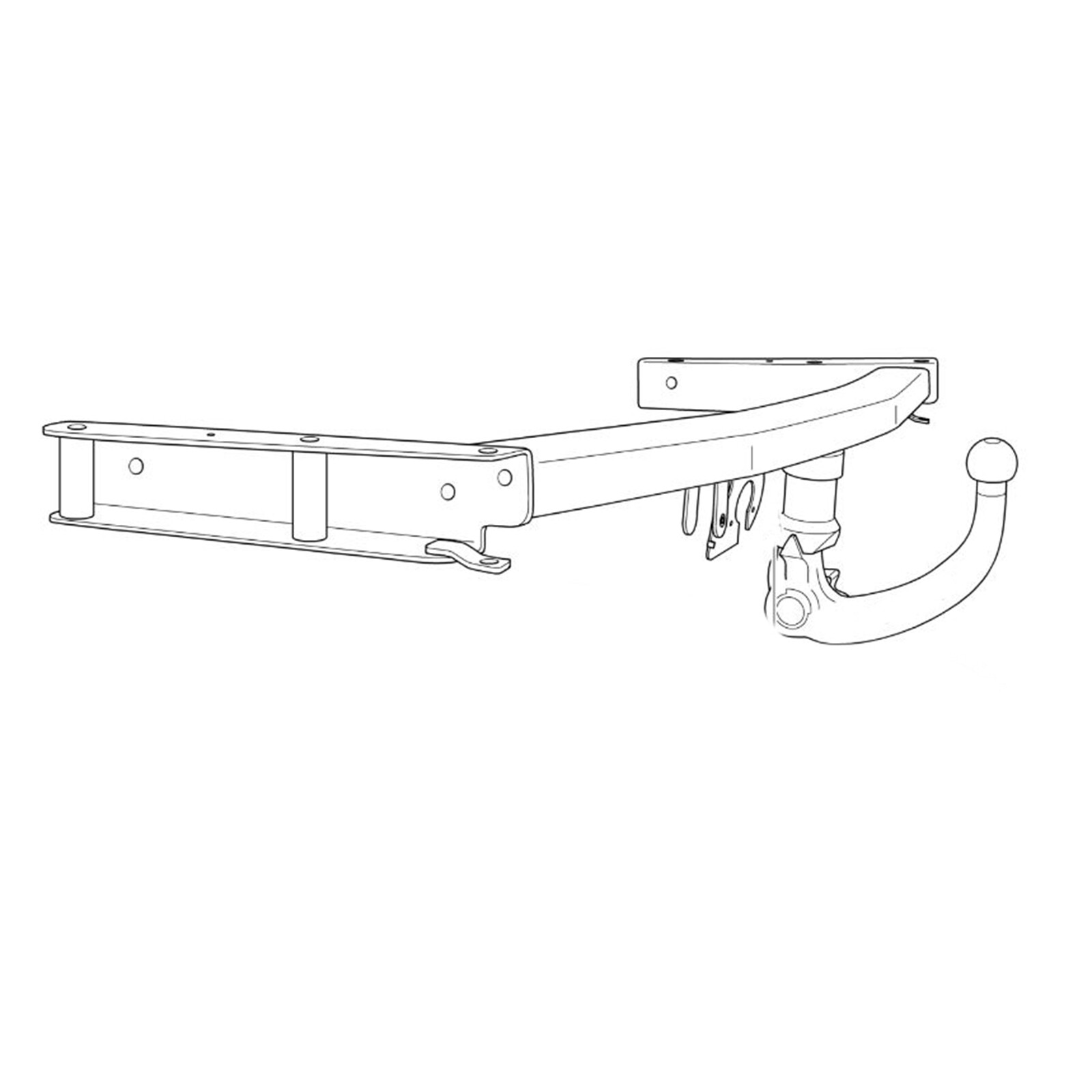 Westfalia Towbar for Audi A4 Saloon 20002004 Detachable Tow Bar eBay