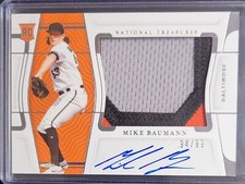 2022 Panini National Treasures Mike Baumann Rookie Patch Auto 94/99