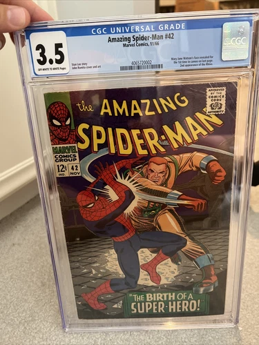 AMAZING SPIDER-MAN #42 CGC 3.5 1st Mary Jane Watson Face Reveal 1966 Comics