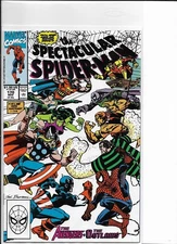 Spectacular Spider-Man #170 (1990) The Outlaws VS. Avengers Cover VF/ NM