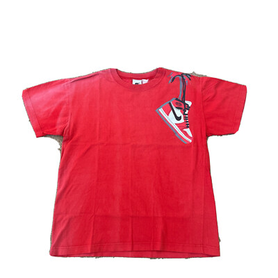VTG Nike Air Jordan 1 Shoes T-shirt Over Shoulder 1994 Retro VTG Nike Air Jordan 1 Shoes T-shirt Over Shoulder 1994 Retro