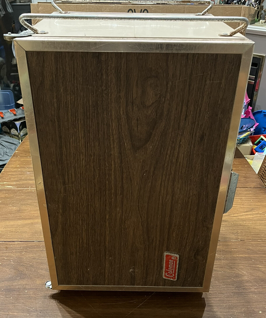 Vintage Coleman 3 Way Convertible Cooler Stand Up Ice Chest