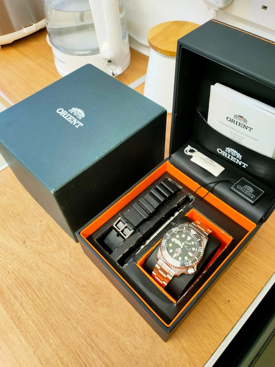 Orient Saturation Diver 300m Dive Watch OSD Tool Watch Black Dial EL02002B