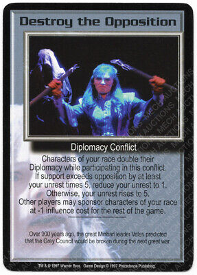 Babylon 5 CCG Premier Promo Card Lack of Direction Official Used Played