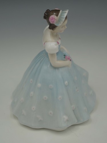 ROYAL DOULTON ENGLAND BONE CHINA BRIDESMAID HN 2196 FIGURINE - Picture 6 of 8
