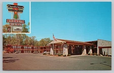Postcard Thunderbird Motor Inn Fredericksburg Virginia VA