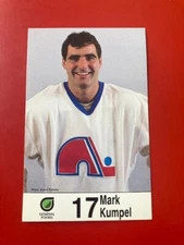 1985-86 General Foods QUEBEC NORDIQUES POSTCARD - Mark Kumpel