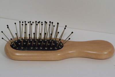 Wooden Hairbrush Child Hand Size For 14 American Girl Wellie Wisher Dolls (Debs)