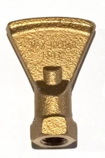 Hydro Jet  Flat Fan Steam Nozzle with 1/4" Female NPT (FNPT) 1.5mm Outlet