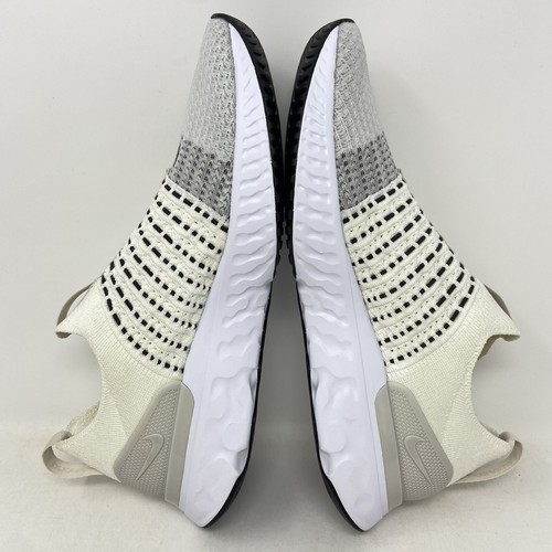 Nike React Phantom Run Flyknit 2 Light Bone Black White Menâs Sz 9.5 DV2139-100 | eBay