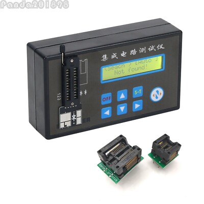 Digital IC Tester with Sockets for Logic Chip Optocoupler Diode Transistor