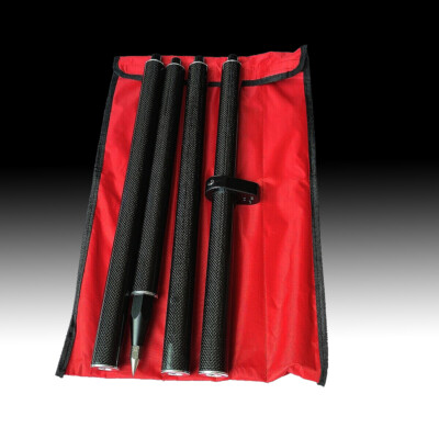 New GPS GNSS RTK Black 1.8M length survey pole，Prism pole , carbon fibre pole