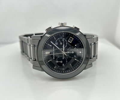 Burberry BU9081 Black Dial Quartz Stainless Steel 38mm Watch | eBay