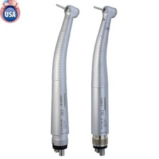 COXO Dental Ultra Mini Head LED Handpiece High Speed Turbine 4 Hole E Generator