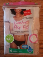 Hanes Brand Ultimate Comfortflex fit tagless bikini Panties. 4 pack 8/XL New