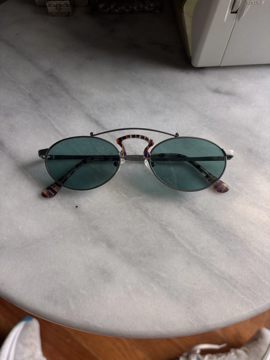 Blue Metal Original Vintage Sunglasses for sale | eBay