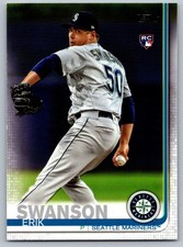 2019 Topps Update US97 Erik Swanson    RC Seattle Mariners Baseball Card