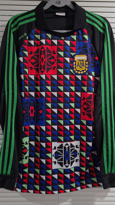 激レア 貴重 美品 当時もの アルゼンチン代表 ゴールキーパーウェア 1990年 Goalkeeper Argentina - ITALIA 90 - GOYCOCHEA # 12 - 2XL (Run Small