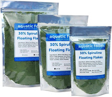 30 Spirulina Premium Flakes for African Cichlids, All Central and South America