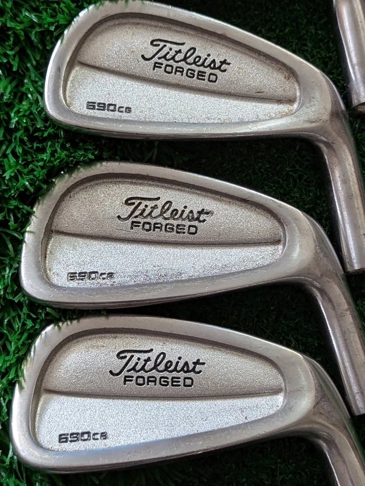 Titleist 690 CB Iron Set 3-PW Heads Only - RH Good Shape! - Image 3 of 4