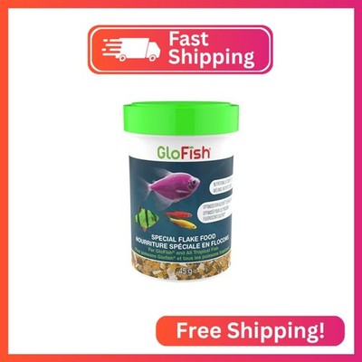 GloFish Special Flake Dry Fish Food for Brightness, 1.59 Oz