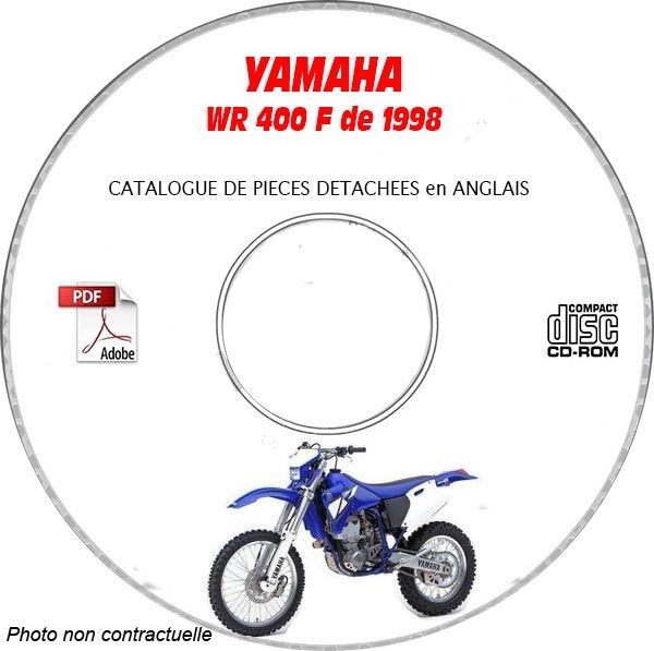 WR400F 1998 restaurer sa moto d'enduro avec le catalogue de pièces d'origine